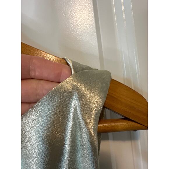 Nili Lotan Anne Gold Satin Midi Dress Size 4 Holiday Cocktail Party Elegant - Picture 13 of 15